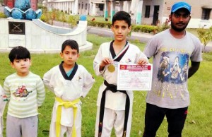 Khan won Gold Medal in Taekwondo