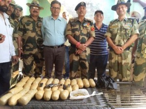 Joint operation by BSF & DRI in border village Bareke in Ferozepur