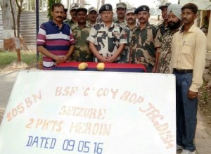 BSF seizes 2 kg heroin in Ferozepur