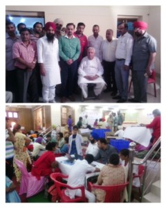 Vijay Chopra visits 24th mega homeopathic camp in ferozepur