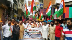 BJP ORGANIZES TIRANGA RALLY