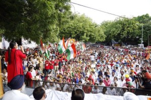 Gathering at Jantar Mantar