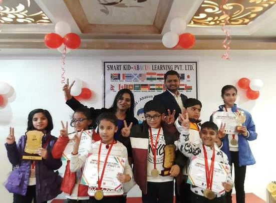 International Level Smart Kids Abacus Private Ltd Ferozepur Centre’s students bags Positions in State Level competition in Abacus