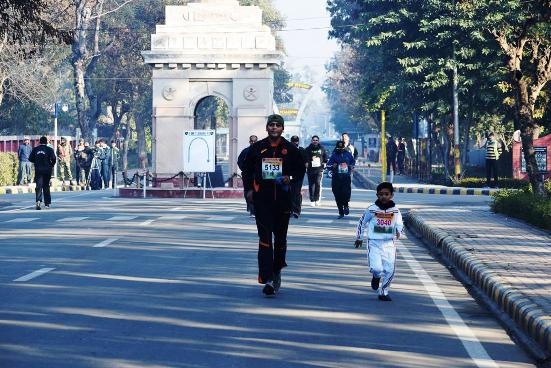 Golden Arrow Division conducts Mini-Marathon in Ferozepur