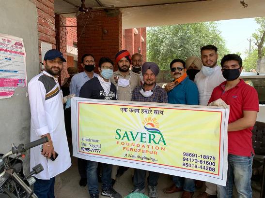 Savera Foundation takes initative to take care of COVID warriors amid scorching heat