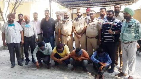 Ferozepur Police bust gang of vehicle lifters, arrest four