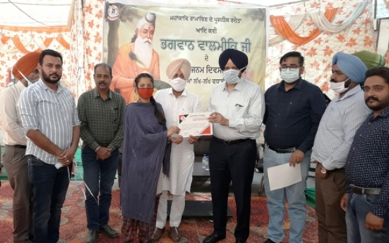 On Valmiki Jayanti, SC Post Matric Scholarship Scheme launched in Ferozepur