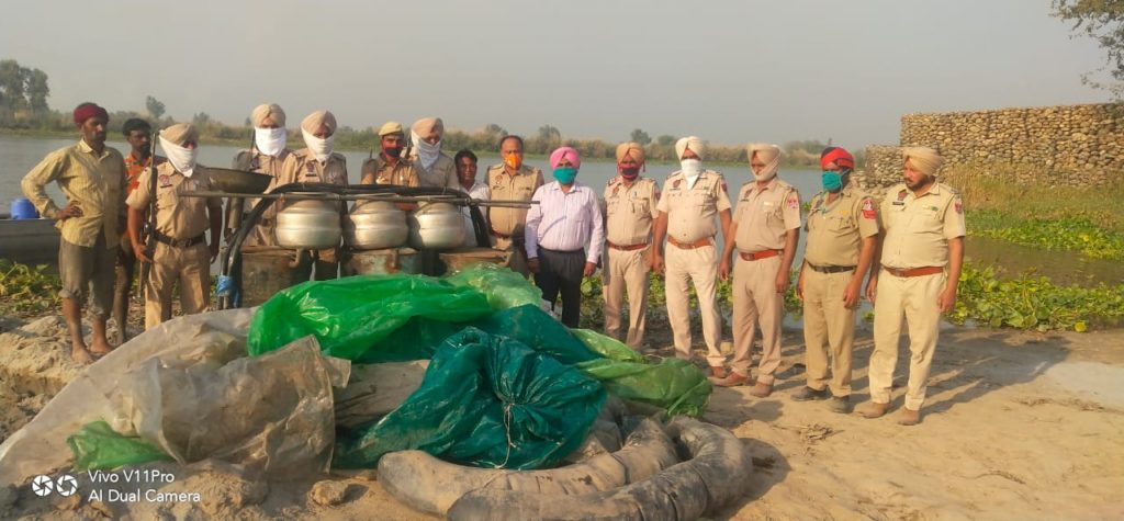 Excise and police cops jointly recovered 24,000 ltrs ‘lahan’