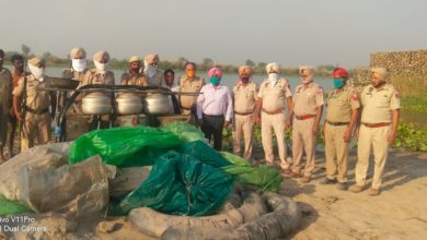 Excise and police cops jointly recovered 24,000 ltrs ‘lahan’