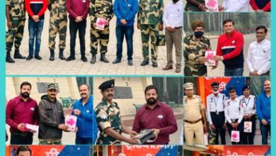Mayank Foundation celebrates Diwali with BSF Jawans and City Traffic Police