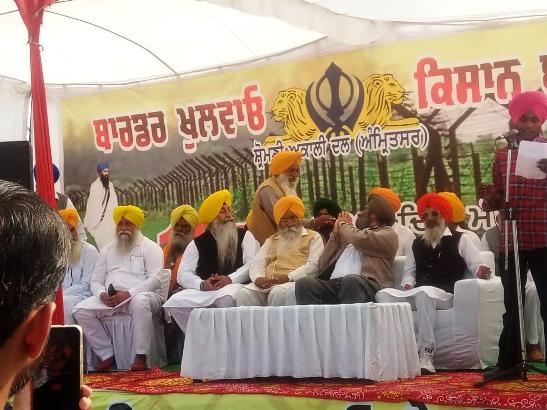 SAD(A) holds rally to support opening of Hussainiwala border to save farmers
