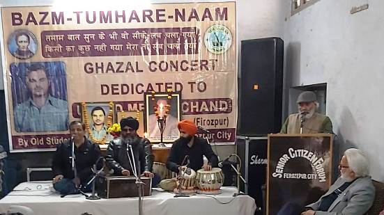 Old Students Association of Home for Blinds organizes Bazm-Tumhare-Naam dedicated to Ustad Mehar Chand