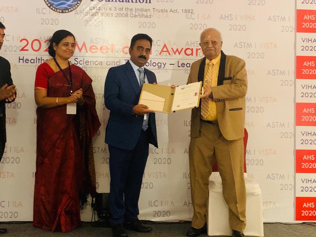 VIF honours VWS Chairman with "Award for Emerging Leadership in School Education-2020"