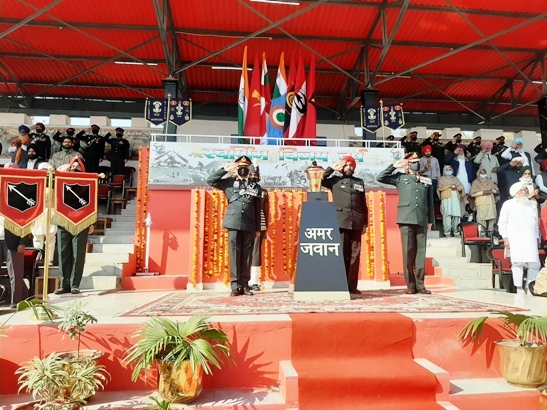 Swarnim Vijay Marshaal arrives at Ferozepur Military Station
