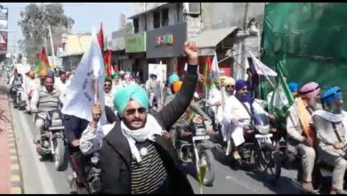 SAD(A) organizes Motorcycle Rally from Mallanwala to Ferozepur in support of farmer’s protests  