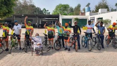 Cycle ride mission in solidarity with farmers on agitation by Hussainiwala Riders Ferozepur