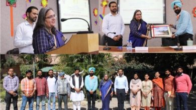 देव समाज काॅलेज फाॅर वूमेन फिरोजपुर में उन्नत भारत अभियान के तहत पांच गावों के सरपंचो के साथ मीटिंग