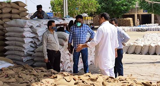 Dy Dir (F) reviews wheat procurement by five agencies in Ferozepur