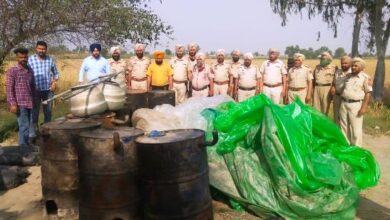 Excise, police in joint operation 37,000 ltrs ‘lahan’ recovered and destroyed to avoid its misuse