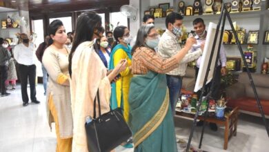 देव समाज काॅलेज फाॅर वूमेन फिरोजपुर में कलात्मक ढंग से मनाया गया विश्व कला दिवस