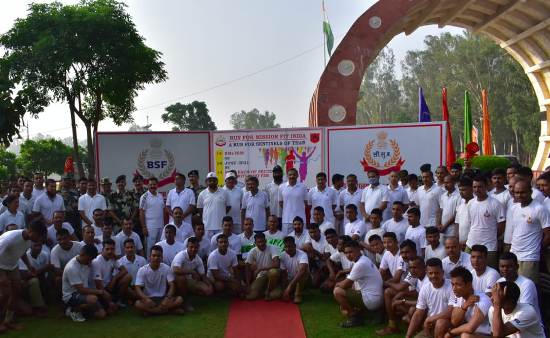 BSF organizes Run for ‘Mission Fit India’