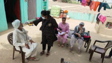 Corona sampling and vaccination camp held at Kaluwala village near Indo-Pak border
