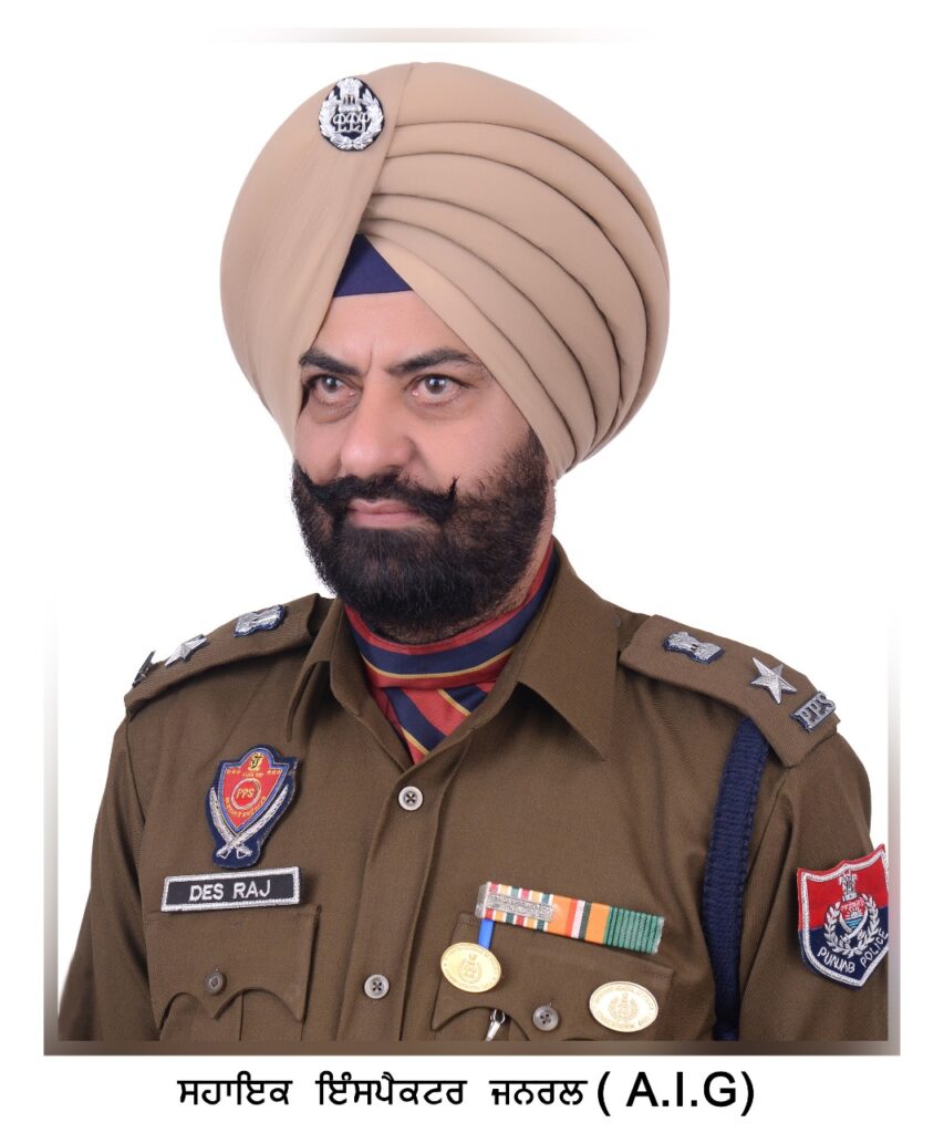 Ferozepur born police officer gets distinction of DGP Disc Award for third time