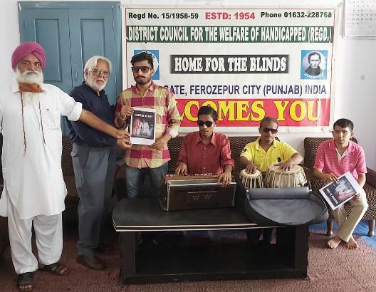 Visually-impaired Veer Singh’s album titled ‘Diamond Di Ring’ released