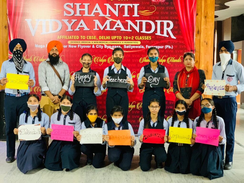 English Calligraphy Competition held at Shanti Vidya Mandir