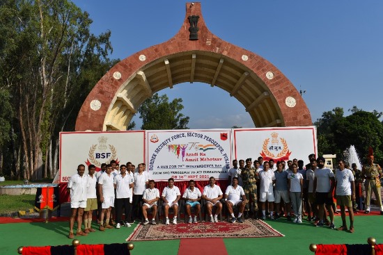 BSF organizes 14 km run to commemorate 75th Anniversary of India’s Independence