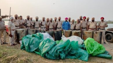 30,000 ltrs ‘lahan’ recovered from border village Ali Ke near Sutlej River