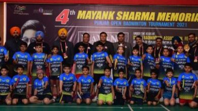 तीन दिवसीय मयंक शर्मा बैडमिंटन चैम्पियनशिप का आगाज, विभिन्न राज्यो के 550 खिलाड़ी ले रहे हिस्सा