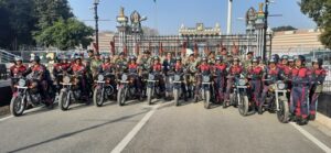 Seema Bhawani Shaurva expedition 'Empowerment Ride-2922' from New Delhi to Kanyakumari