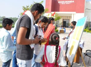 विवेकानंद वर्ल्ड स्कूल की ओर से आयोजित किये जाने वाली 55 लाख की छात्रवृति की परीक्षा आज हुई सफलतापूर्वक आयोजित 