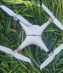 BSF troops recover Quadcopter (Drone)