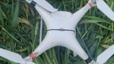 BSF troops recover Quadcopter (Drone)