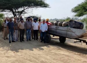 Teams of Excise and police teams recover 64,000 ltrs ‘lahan’ in Ferozepur