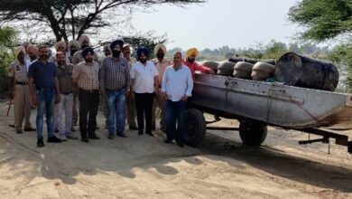 Teams of Excise and police teams recover 64,000 ltrs ‘lahan’ in Ferozepur