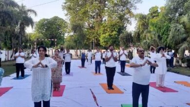 अंतर्राष्ट्रीय योग दिवस-2022 से पहले फिरोजपुर मंडल द्वारा एक योग अभ्यास सत्र का आयोजन किया गया
