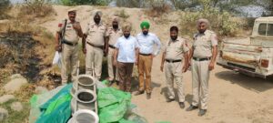 Excise and police teams recover 44,000 ltrs ‘lahan’ in Ferozepur