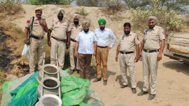 Excise and police teams recover 44,000 ltrs ‘lahan’ in Ferozepur