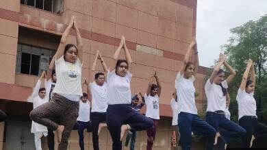 SBS State University celebrates International Yoga Day