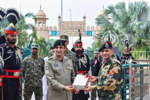 Sweets offered/exchanged between BSF-Pak Ranger on Eid-Ul-Adha