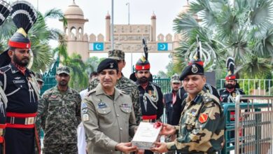 Sweets offered/exchanged between BSF-Pak Ranger on Eid-Ul-Adha