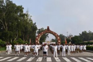 BSF organizes 14-km  "Run for Martyrs - Plantation Drive" from Hussainiwala