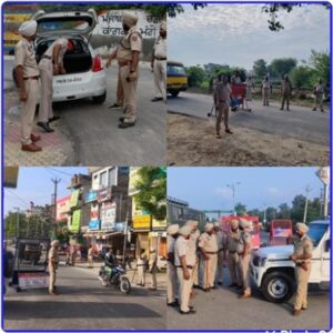 Ferozepur Police conducts ‘Special Morning Checking Campaign’ across the district