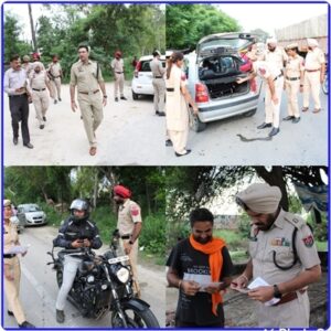 Police in Action Mode: 650 cops to keep sharp eye on movement of anti-social elements in Ferozepur