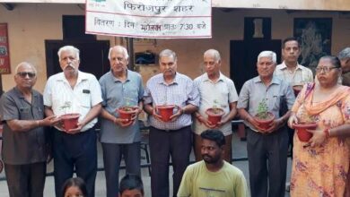 Bharat Vikas Parishad organizes Tulsi Vitran Camp, distributed 1,800 plants at 15 Mandirs 