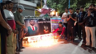 Candle March seeking justice for Tarun