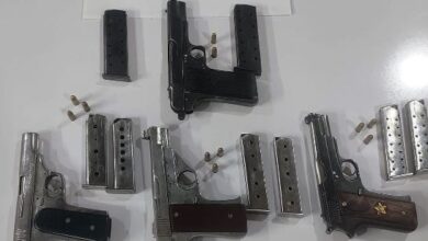 Counter Intelligence bust interstate weapon smuggling module, 4 held with pistols